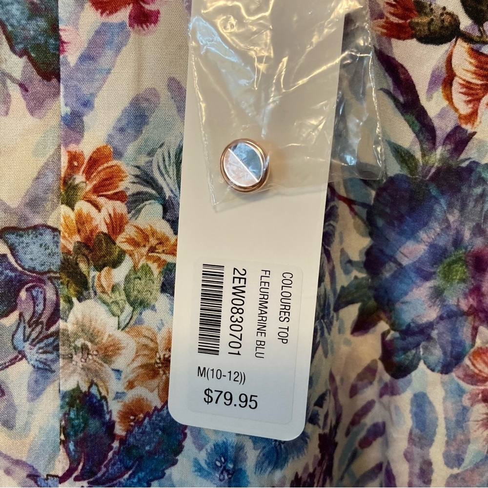 NWT Soft Surroundings Coloures Top - Picture 4 of 7